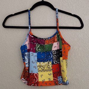 Wild Summer Bandana Tank